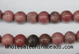 CRO127 15.5 inches 8mm round rhodochrosite beads wholesale