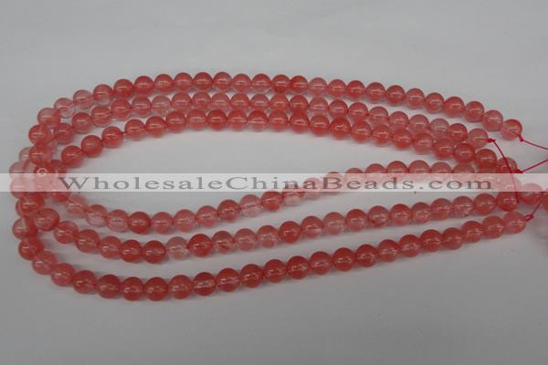 CRO157 15.5 inches 8mm round cherry quartz beads wholesale