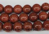 CRO228 15.5 inches 10mm round goldstone beads wholesale