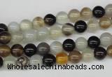 CRO23 15.5 inches 6mm round agate gemstone beads wholesale