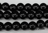 CRO247 15.5 inches 10mm round blackstone beads wholesale