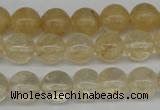 CRO255 15.5 inches 10mm round watermelon yellow beads wholesale