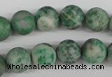 CRO333 15.5 inches 12mm round Qinghai jade beads wholesale