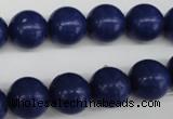 CRO345 15.5 inches 12mm round synthetic lapis lazuli beads wholesale