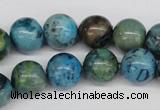 CRO355 15.5 inches 12mm round dyed feldspar beads wholesale