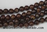 CRO40 15.5 inches 6mm round bronzite gemstone beads wholesale