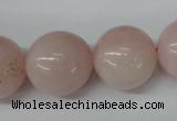 CRO545 15.5 inches 20mm round rose quartz beads wholesale