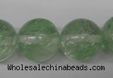 CRO549 15.5 inches 20mm round watermelon green beads wholesale