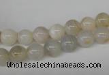 CRO88 15.5 inches 8mm round agate gemstone beads wholesale