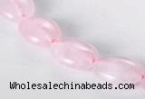 CRQ01 A grade 10*14mm oval natural rose quartz beads wholesale