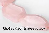 CRQ11 Freeform A grade natural rose quartz beads Wholesale