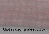 CRQ180 15.5 inches 4mm round matte rose quartz beads wholesale