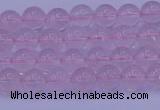 CRQ200 15.5 inches 4mm round Mozambique rose quartz beads