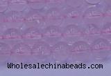 CRQ201 15.5 inches 6mm round Mozambique rose quartz beads