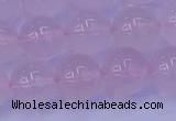 CRQ204 15.5 inches 12mm round Mozambique rose quartz beads