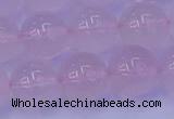 CRQ205 15.5 inches 14mm round Mozambique rose quartz beads