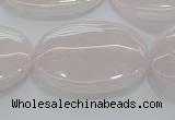 CRQ236 15.5 inches 18*25mm oval rose quartz beads wholesale