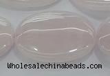 CRQ237 15.5 inches 22*30mm oval rose quartz beads wholesale