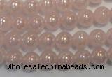 CRQ502 15.5 inches 8mm round AB-color rose quartz beads