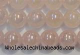 CRQ505 15.5 inches 14mm round AB-color rose quartz beads