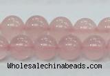 CRQ53 15.5 inches 12mm round natural rose quartz beads wholesale