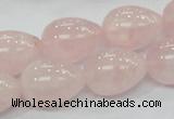 CRQ66 15.5 inches 15*20mm teardrop natural rose quartz beads wholesale