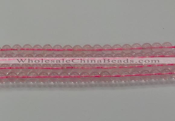 CRQ850 15.5 inches 6mm round natural rose quartz gemstone beads