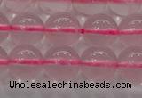 CRQ851 15.5 inches 8mm round natural rose quartz gemstone beads