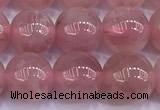 CRQ892 15 inches 8mm round Madagascar rose quartz beads