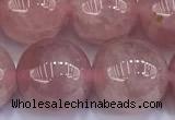 CRQ894 15 inches 12mm round Madagascar rose quartz beads