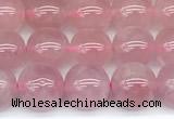 CRQ905 15 inches 6mm round Madagascar rose quartz beads