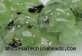 CRU109 15.5 inches 23*23mm heart green rutilated quartz beads