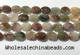 CRU923 15.5 inches 13*18mm oval mixed rutilated quartz beads wholesale