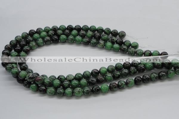 CRZ03 15.5 inches 10mm round ruby zoisite gemstone beads Wholesale