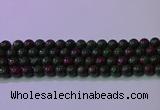 CRZ1111 15.5 inches 6mm round imitation ruby zoisite beads wholesale