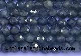 CRZ1172 15 inches 3.5mm faceted round sapphire beads