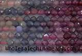 CRZ1202 15 inches 2mm faceted round ruby sapphire beads