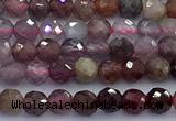 CRZ1206 15 inches 5mm faceted round ruby sapphire beads