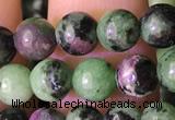 CRZ771 15.5 inches 6mm round ruby zoisite beads wholesale