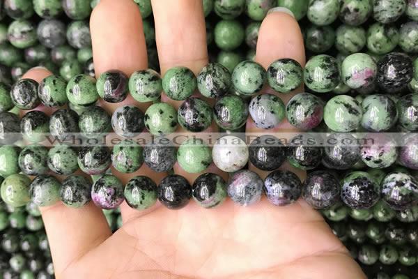 CRZ773 15.5 inches 10mm round ruby zoisite beads wholesale