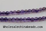 CSA01 15.5 inches 4mm round synthetic amethyst beads wholesale