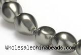 CSB02 16 inches 12*16mm nugget shell pearl beads Wholesale