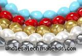 CSB05 16 inches 16*20mm nugget shell pearl beads Wholesale