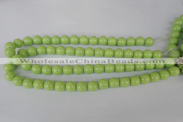 CSB101 15.5 inches 12mm round shell pearl beads wholesale