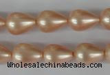 CSB110 15.5 inches 11*15mm teardrop shell pearl beads wholesale