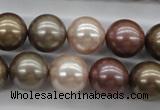 CSB1141 15.5 inches 14mm round mixed color shell pearl beads