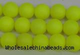 CSB1315 15.5 inches 4mm matte round shell pearl beads wholesale