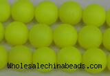 CSB1316 15.5 inches 6mm matte round shell pearl beads wholesale