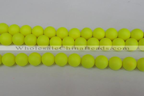 CSB1318 15.5 inches 10mm matte round shell pearl beads wholesale