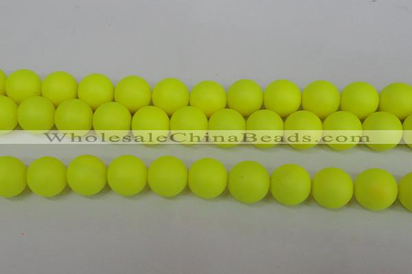 CSB1319 15.5 inches 12mm matte round shell pearl beads wholesale